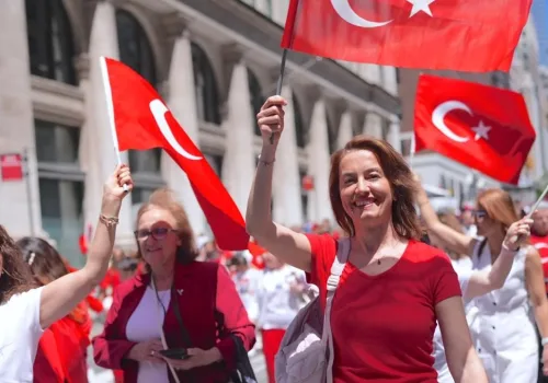 New York'ta 43. Türk Günü Yürüyüşü Coşkusu Başladı