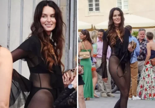 Nicole Trunfio’nun Transparan Düğün Kombini Gündemde