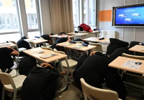 Okullarda Eş Zamanlı Afet Tahliye Tatbikatı Yapıldı