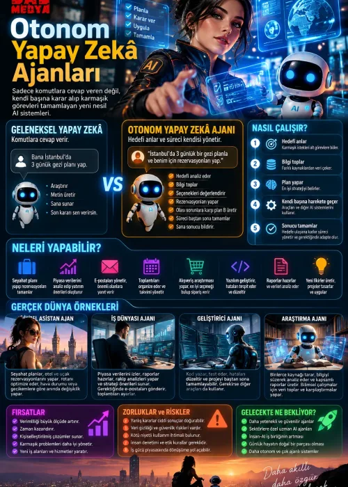 Otonom Yapay Zekâ Ajanları: Agentic AI Nedir?