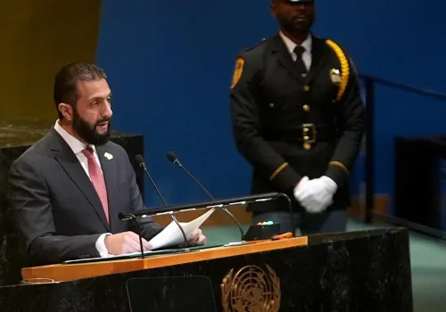 Şara’dan BM Kürsüsünde Türkiye’ye Teşekkür