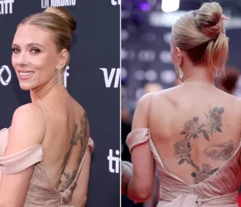 Scarlett Johansson TIFF’de Sırt Dövmesini Gösterdi