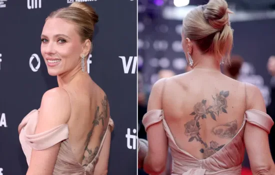 Scarlett Johansson TIFF’de Sırt Dövmesini Gösterdi