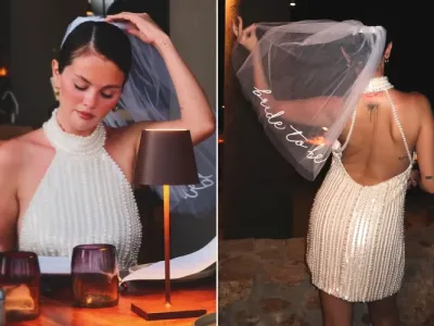 Selena Gomez’in İnci Detaylı Mini Elbisesi Göz Kamaştırdı