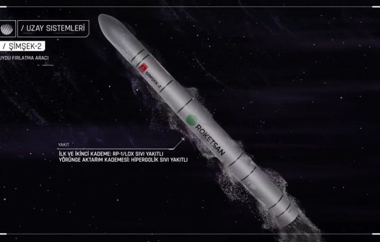 Şimşek‑2: Türkiye’nin Yerli Uydu Roketi Tanıtıldı