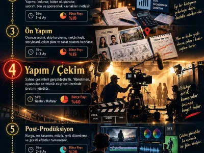 Sinema Filmi Yapım Aşamaları ve Bütçe Haritası
