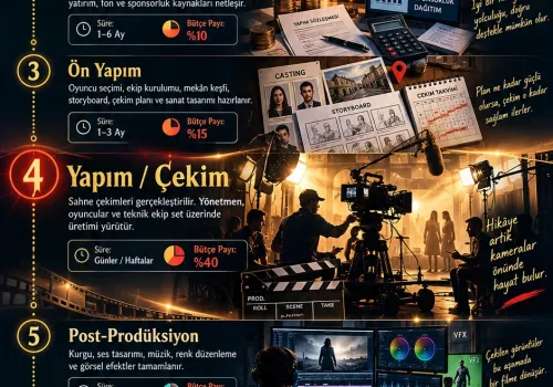 Sinema Filmi Yapım Aşamaları ve Bütçe Haritası