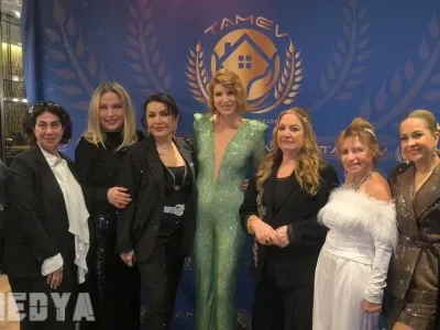 TAMEV BAŞKANI Nuray Marçak ve Yönetim Kurulu .Beyhan Ereke