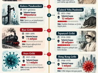 Tarihi Değiştiren 10 Salgın ve Ölüm Oranları
