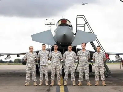 Türk Hava Kuvvetleri Eurofighter Bakım Tesislerini İnceledi