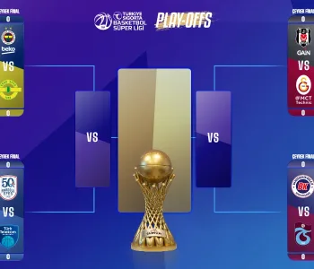 Türkiye Sigorta Basketbol Süper Ligi'nde Play-off Heyecanı Başlıyor