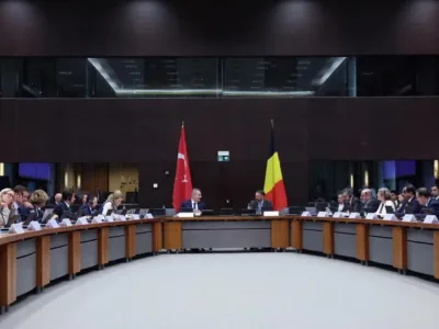 Türkiye ve Belçika heyetlerinin Brüksel toplantısı