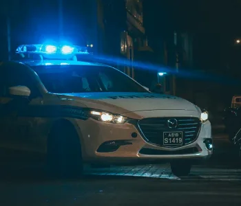 a car parked on the street